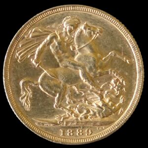 1889 Queen Victoria Jubilee Head Full Sovereign - London