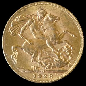 1928 King George V Full Sovereign - South Africa