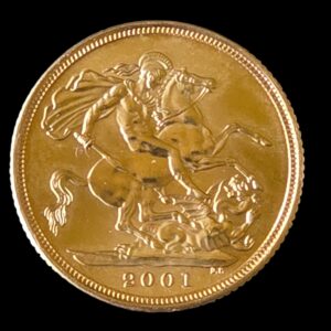 2001 Queen Elizabeth II IRB Portrait Full Sovereign - London