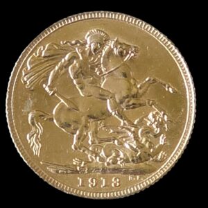 1913 King George V Full Sovereign - London