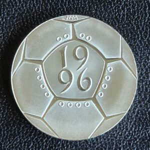 1996 Football £2 Silver Proof Coin in Capsule