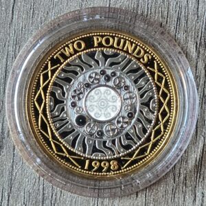 1998 Shoulders of the Giants £2 Silver Proof Coin in Capsule