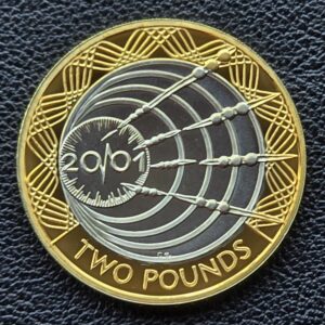 2001 Marconi Wireless Transmission £2 Silver Proof Coin in Capsule