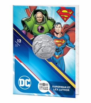 2025 France - DC Comics 12/18 Superman and Lex Luthor 10€ Silver BU