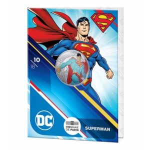 2025 France - DC Comics 10/18 Superman Coloured 10€ Silver BU