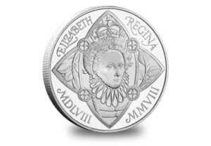 2008 Elizabeth I £5 BU Coin in Capsule