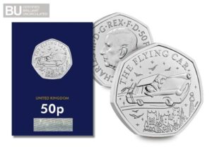 2025 Harry Potter - 07 Flying Car 50p Certified BU