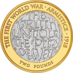 2018 Armistice £2 Proof Coin in Capsule