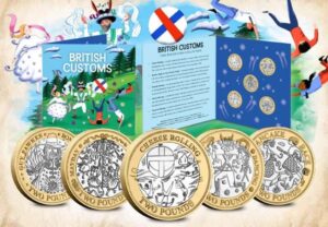 2025 Guernsey British Customs £2 Coin Set