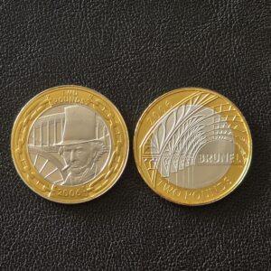 2006 Isambard Kingdom Brunel Plot £2 Silver Proof Set in Capsules
