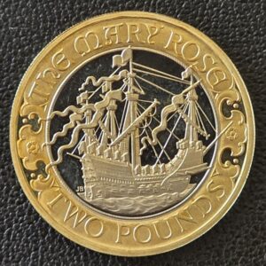 2011 The Mary Rose Proof £2 Coin in Capsule