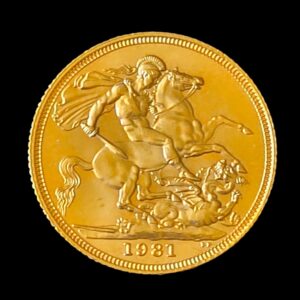 1981 Queen Elizabeth II Machin Portrait Full Sovereign - London