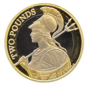 2018 Britannia UK £2 Proof Coin in Capsule