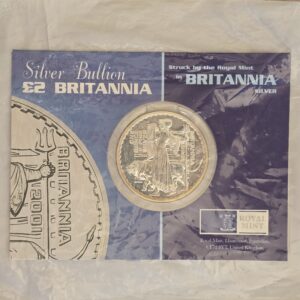 2001 Britannia Silver 1 Oz BU Mint Pack
