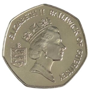 Various Guernsey Freesia Flowers Large 50p Coins