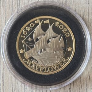 2020 Mayflower UK £2 Proof Coin in Capsule