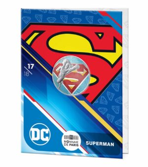 2025 France - DC Comics 17/18 Superman Logo 10€ Silver Coloured BU
