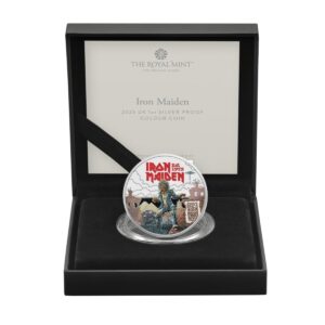 2025 Music Legends - Iron Maiden 1 Oz Coloured Silver Proof