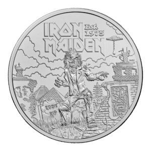 2025 Music Legends - Iron Maiden £5 BU Coin in Capsule
