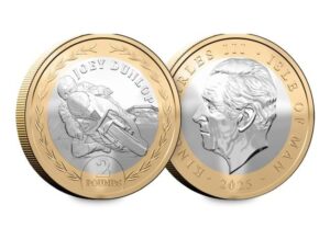 2025 Isle of Man Joey Dunlop Trophy TT £2 Coin in Capsule