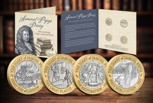 2025 Jersey Samuel Pepys Diary £2 Coin Set <br><i>Limited Edition 2,025</i>