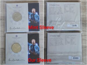 Premium Replacement Plastic Sleeves for Royal Mint BU Coin Packs