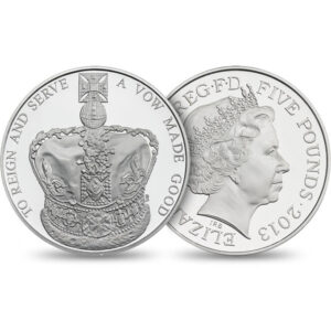 2013 Queen's Coronation 60th Anniversary £5 BU Coin in Capsule
