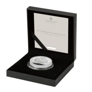 2021 95th Birthday of Queen Elizabeth II 2 Oz Silver Proof <br><i>Limited: 995</i>
