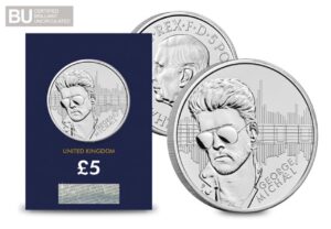 2024 UK George Michael £5 BU CC Certified