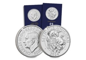 2024 UK Seymour Unicorn £5 BU CC Certified