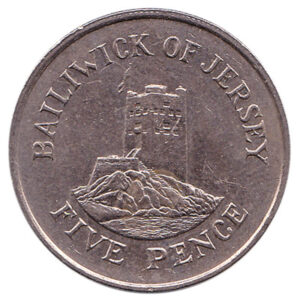 Various Jersey 5p Coins for Date Run