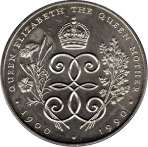 1990 Jersey Queen Mother 90th Birthday Circulated £2