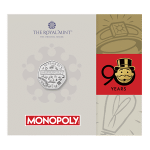 2025 90 Years of Monopoly BU 50p
