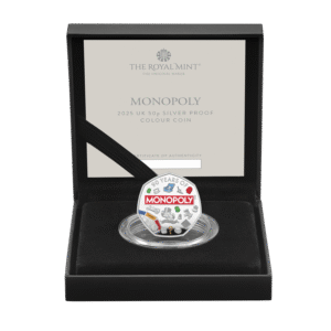 2025 90 Years of Monopoly 50p Silver Proof
