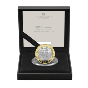 2025 RRS Discovery £2 Silver Proof Piedfort