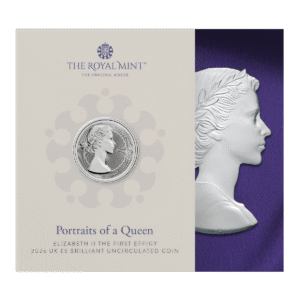 2026 Portraits of Queen Elizabeth II - 01 Mary Gillick Effigy £5 BU