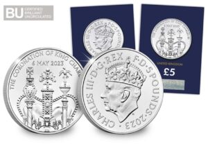 2023 UK KCIII Coronation  £5 BU CC Certified