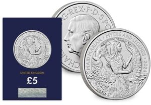 2024 UK Maid Marian £5 BU CC Certified