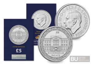 2024 UK Buckingham Palace £5 BU CC Certified