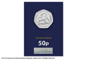 2021 UK Plesiosaurus CERTIFIED BU 50p
