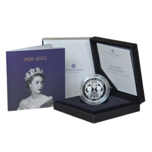 2022 Her Majesty Queen Elizabeth II Memorial £5 Silver Proof 28.28g of .925 Silver