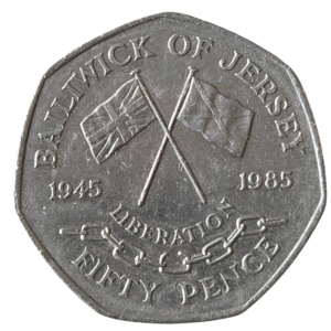1985 Jersey 40 Years of Liberation Circulated Large 50p