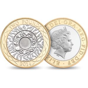 2014 Technology UK £2 BU Coin in Capsule