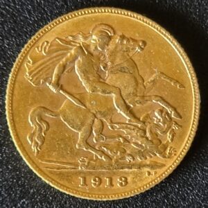 1913 King George V Half Sovereign - London
