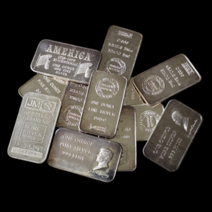 Random 1 oz Silver Bullion Bars