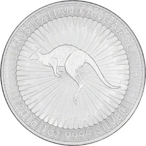 VAT FREE: 2016 Kangaroo Australia Perth Mint 1 oz Silver Bullion Coin