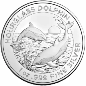 2024 Royal Australian Mint Hourglass Dolphin 1 oz Silver Bullion Coin