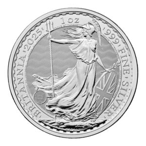 2025 UK Britannia King Charles III 1 oz Silver Bullion Coin