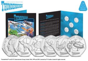 2025 Guernsey - Thunderbirds 50p BU Coin Set