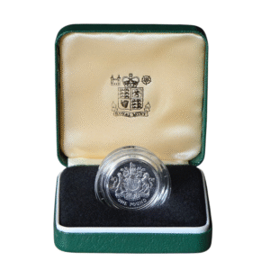 1983 UK Coin £1 Silver Proof Piedfort Royal Arms